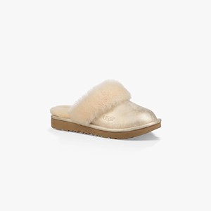 Ugg Cozy II Metallic Kids Slippers Gold (4986BRZPI)